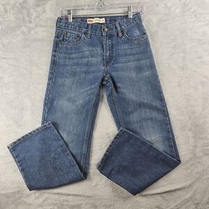 Levis 505 Blue Denim Jeans Kids Boys Size 26x26 12 Reg